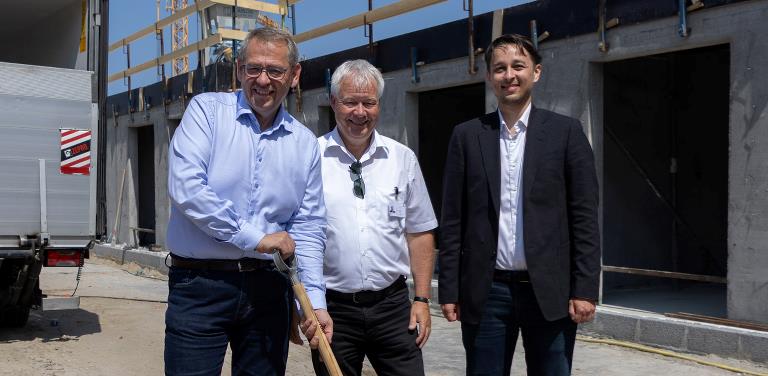 Første spadestik på Kulturtorvet